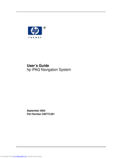 HP iPAQ 3970 User Manual