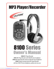 Califone 8104 Owner's Manual