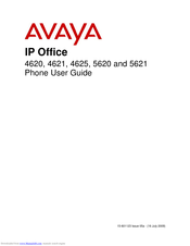 Avaya IP Office 4625 User Manual
