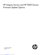 HP 9000 Model 834SRX/TSRX Firmware Update Manual