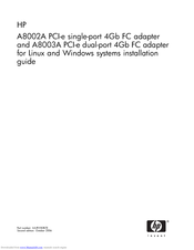HP A8002A Installation Manual