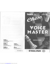 Tiger Voice Master Chess 11-007 Instructions Manual