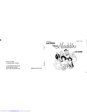 Tiger Electronics Disney's Aladdin 72-514 Instructions Manual