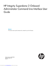 HP Integrity Superdome 2 User Manual