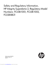 HP FCLSB-BB31 Safety And Regulatory Information Manual