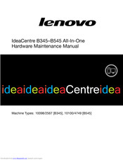 Lenovo IdeaCentre B545 Hardware Maintenance Manual