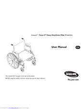 Invacare Tracer IV Heavy Duty User Manual
