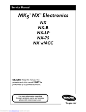 Invacare NX-75 Service Manual