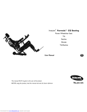 Invacare Formula CG Seating User Manual