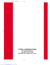 Supra SM34B3F User Manual