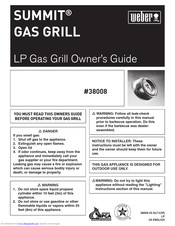 Weber Summit Gold A6 LP Owner's Manual