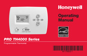 Honeywell PRO TH4000 series Operating Manual