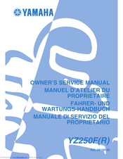 YAMAHA YZ250F Owner's Service Manual