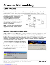 Microtek ScanWizard Pro's User Manual