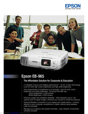 Epson EB-965 Product Specifications