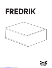 IKEA FREDRIK DRAW SILVER Instructions Manual