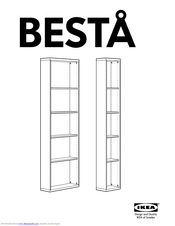 IKEA BESTA SHELF UNIT 12X8X76