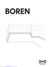 IKEA BOREN WALL EDGE STRIP 55