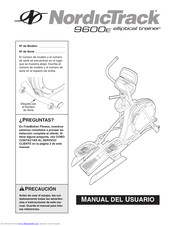 NordicTrack 9600 El Trainer Dom Span Elliptical Manual Del Usuario