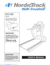 NordicTrack 9600 Spn Dom Treadmill Manual