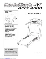 NordicTrack Apex 4500 Treadmill Manual