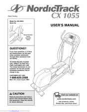 NordicTrack Cx 105 Elliptical Exerciser User Manual