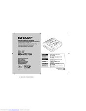 Sharp MD-MT270H Operation Manual