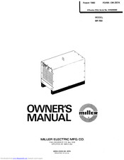 Miller Electric MP-75E Owner's Manual