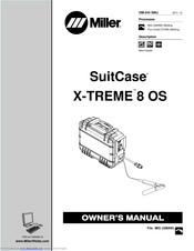 Miller Electric SuitCase X-TREME 8 OS Owner's Manual
