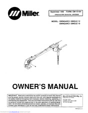 Miller Electric SWINGARC SINGLE 12 Owner's Manual