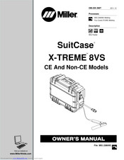 Miller Electric SuitCase X-TREME 8VS Owner's Manual