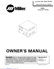 Miller AUTO ARC TIG 50A Owner's Manual