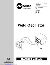 Miller Electric Weld Oscillator Owner's Manual