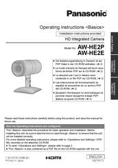 panasonic AW-HE2E Operating Instructions Manual