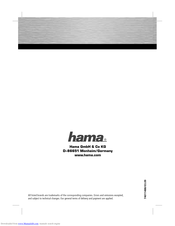 Hama 74011488 Operating	 Instruction