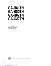 Gigabyte GA-H81TN User Manual