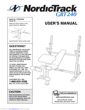 NordicTrack Grt240 User Manual