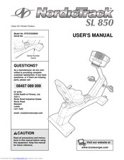 NordicTrack Sl850 Bike User Manual