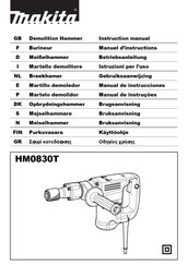 Makita HM0830T Instruction Manual