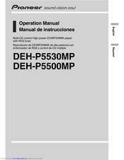 Pioneer DEH-P5530MP Operation Manual