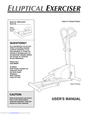 Reebok Elliptical Exerciser/rel2i Manual