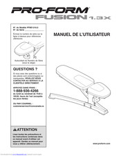 Reebok V2500 Treadmill Manuel De L'utilisateur