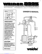 Weider 2319 WG-8225 Manual