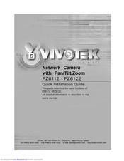 Vivotek PZ6112 Quick Installation Manual