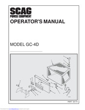 Scag Power Equipment GC-4D Operator's Manual