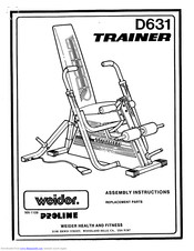 Weider D631 Home Trainer Manual