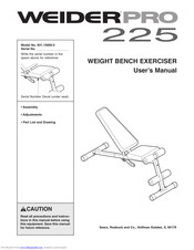 Weider Pro 225 User Manual