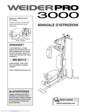 Weider Pro 3000 Manuale D'istruzioni