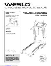 Weslo Crosswalk 5.0t Treadmill Manual