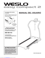 Weslo Easy compact 2 treadmill Manual Del Usuario